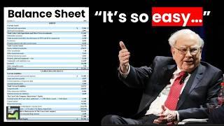 Warren Buffett How To Analyze a BALANCE SHEET