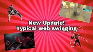 Typical  web swinging game New Updatew Spiderman no way home update