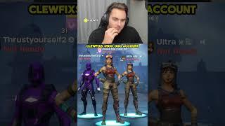 Clewfix has the rarest account in fortnite history