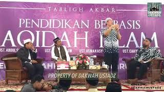 Tabligh Akbar bersama Ustadz Abdul Somad Lc  MA   Ustadz Felix Siauw   Ustadz Usman Asy Syafi’i   U