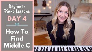 How To Find Middle C Beginner Piano Lessons 4