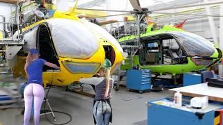 ▶️HELICOPTER PRODUCTION Line2024 Assembly plant process Manufacturing FACTORY