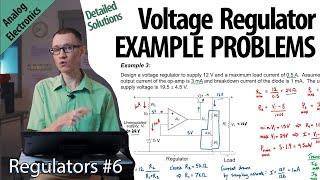 Fully Explained Voltage Regulator Designs 6 - Regulators