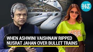 Indian soil unfit... How Ashwini Vaishnaw slammed TMC MP Nusrat Jahan for remarks on Bullet train