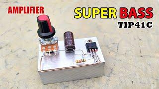 Mini Amplifier tip41  Super Bass