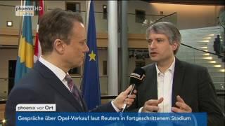 Plenarsitzung im EU-Parlament Sven Giegold im Interview am 14.02.2017