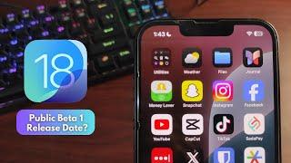 iOS 18 Public Beta 1 Release Date & New Features