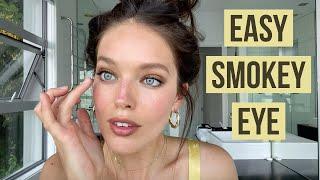 Natural + Easy Brown Smokey Eye Makeup Tutorial  Emily DiDonato