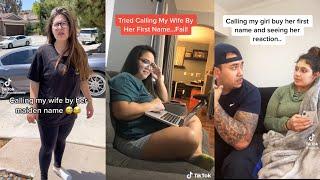 Calling My Girlfriend By Her Name Prank Tiktok Compilation