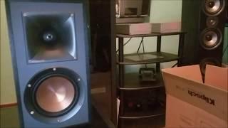 Klipsch R 51M bookshelf speakers unboxing