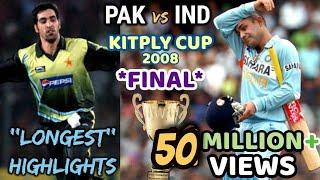 KITPLY Cup *FINAL* --- INDIA vs PAKISTAN  THE MOTHER of ALL FINAL in WORLD CRICKET  2008 DHAKA