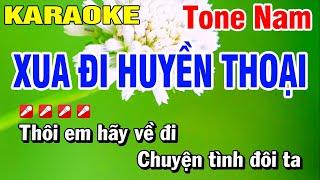 Xua Đi Huyền Thoại Tone Nam - Karaoke Nhạc Sống Hoài Phong