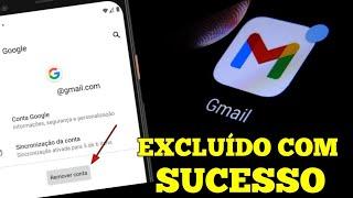 Como excluir uma conta do Gmail corretamente pelo celular 2022 passo a passo