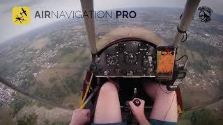 Air Navigation Pro with Captain & his aircraft over the beach