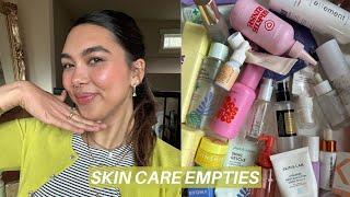 skin care empties  40 products reviewed would i repurchase & recommend?