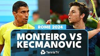 Thiago Monteiro vs Miomir Kecmanovic Highlights  Rome 2024