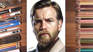 Drawing STAR WARS Obi-Wan Kenobi  drawholic