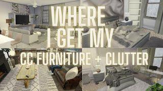 NEWWHERE I GET MY CC FURNITURE & CLUTTER +LINKSTHE SIMS 4