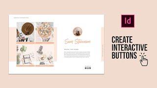 Create interactive buttons in Adobe InDesign