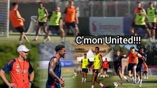 Final Manchester United training ahead of Arsenal match in USA  preseason tour ...