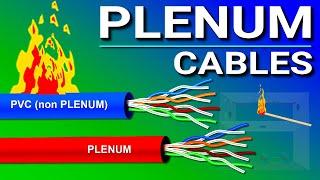 Plenum vs Non Plenum PVC Network Ethernet Cables.