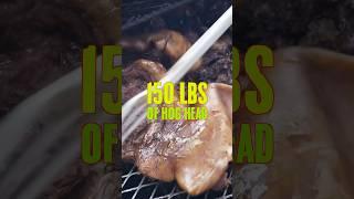 150 pounds of Hog Head  cooked every Thursday #food #foodie #cooking #shorts