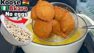 No StressNo Peeled Beanshow to prepare the authentic Ghanaian kooseeasy but perfect akara recipe