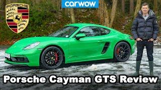 Porsche Cayman GTS 2021 review - 0-60mph 14-mile & drifted in snow