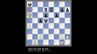 Chess Puzzle EP031 #chessendgame #chessendgames #chesstips #chess #Chesspuzzle #chesstactics