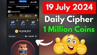 hamster kombat daily cipher code today  19 July Daily Cipher Code  hamster kombat daily cipher