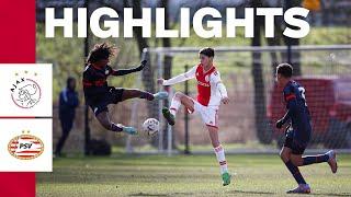 Top talents make the difference ️  Highlights Ajax O13 - PSV O13