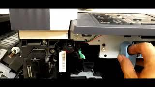 KYOCERA km-1635 drum unit removal  drum replacement  simulation