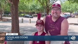 Fans work around renovations at Doak Campbell Stadium as Seminoles kick off first home game