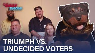 Triumph the Insult Comic Dog Unloads on Undecided Voters  The Daily Show