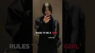 Rules to be a girl... #tomboy#tomboyiam#viral#trending#subscribe#edit in 3rd an i add by mistake.