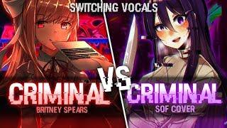 ◤Nightcore◢ ↬ Criminal Switching Vocals