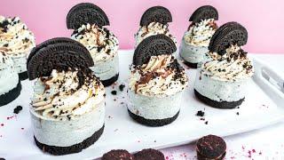 Mini Oreo Cheesecake No Bake No Gelatine No Eggs  No Bake Mini Oreo Cheesecake Recipe