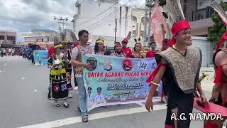 Pawai budaya kab. Nunukan kalimantan utara