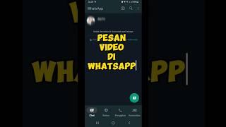 Pesan Video Di Whatsapp #wa #fiturwhatsapp #vidéochat