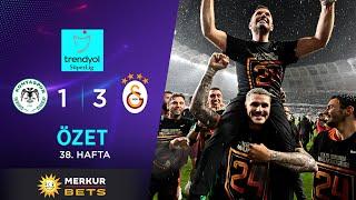 MERKUR BETS  T. Konyaspor 1-3 Galatasaray - HighlightsÖzet  Trendyol Süper Lig - 202324