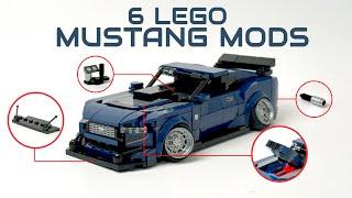 6 EASY MODS FOR YOUR 2024 MUSTANG  LEGO SPEED CHAMPIONS