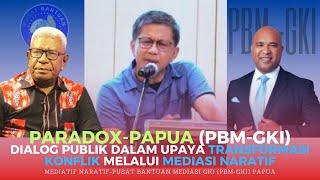 ROCKY GERUNG LIVE  TALK SHOW PARADOX PAPUA PUSAT BANTUAN MEDIASI GKI-PBMGKI