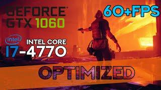 Control  GTX 1060 6GB  i7-4770  Optimized Settings-60FPS