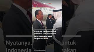 Momen Jet Tempur UEA Kawal Pesawat Kepresidenan RI Masuk Abu Dhabi