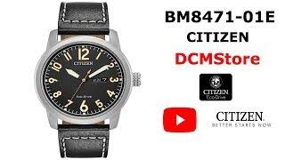 BM8471-01E Citizen Chandler Black Dial And Leather