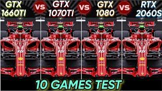 GTX 1660 Ti vs GTX 1070 Ti vs GTX 1080 vs RTX 2060S  10 Games Tested  Battle Of Gpus 