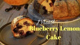 Dutch Oven Blueberry Lemon Cake