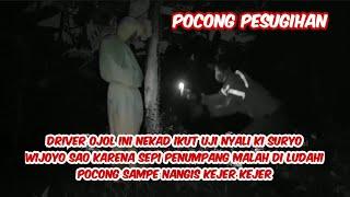 Mencekam Ojol Ini Nekad Ikut Uji Nyali Malah Diludahi Pocong Ki Suryo Wijoyo Beda Alam Official