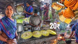Andhra Family Selling Food Only 20₹  Highest Selling Breakfast  500 People Everyday  Street Food