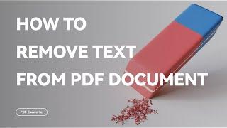 How to Remove Text from PDF on Windows  WorkinTool PDF Converter